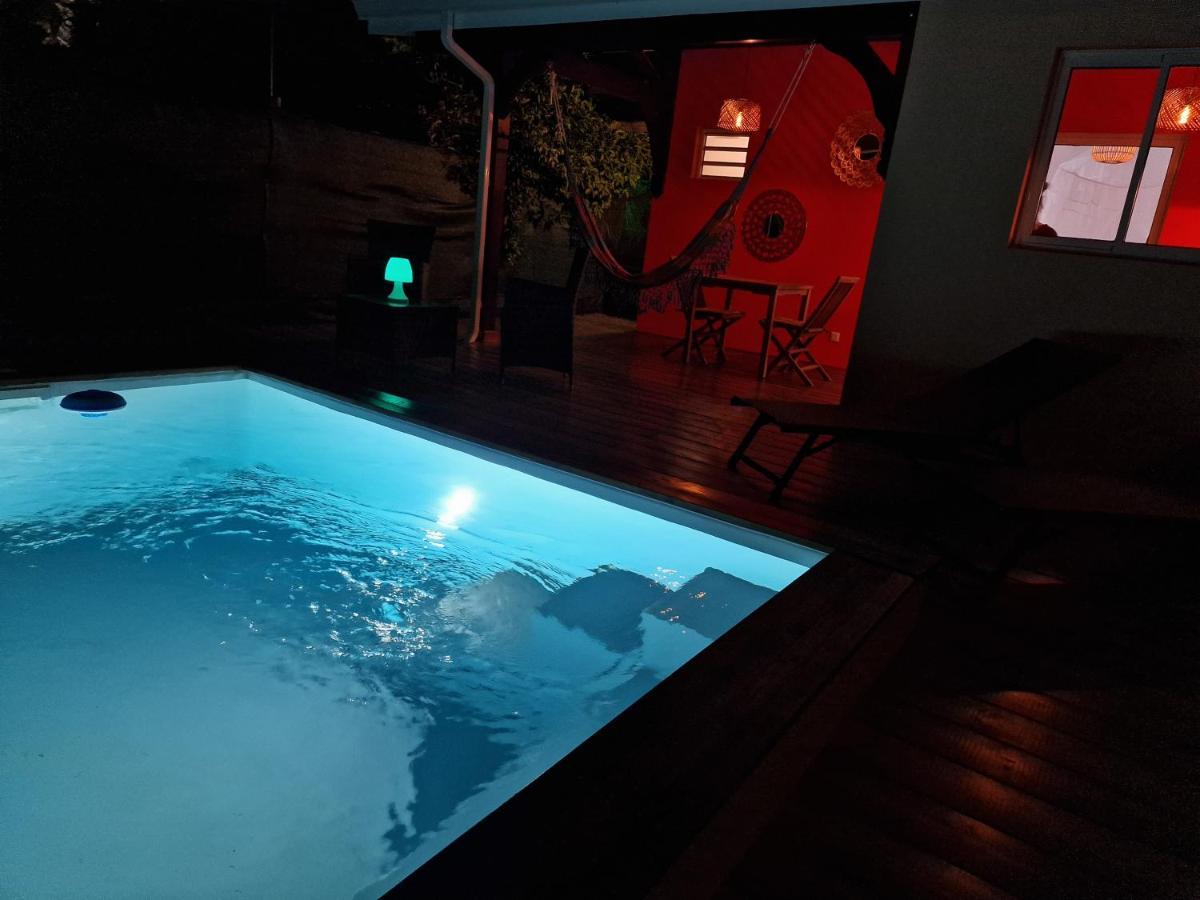 Le Jeipur Villa Vue Mer Piscine Privee Сен-Франсуа Екстер'єр фото